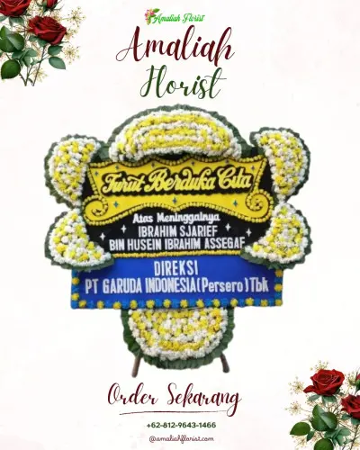 Papan Bunga Duka di Pete