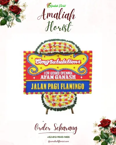 Bunga Papan Congratulation di Pete